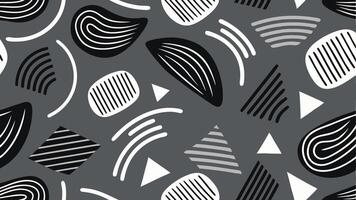 Modern seamless fabric pattern design for chic textile creation vector