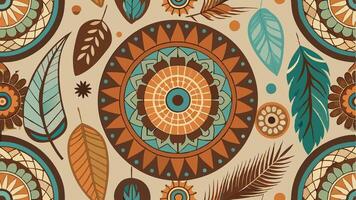 Decorative textile pattern ideal for fabric vector