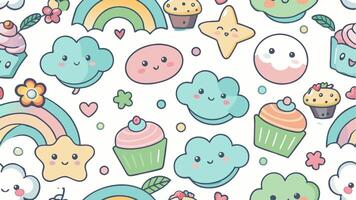 Modern seamless fabric pattern design for chic and detailed textile vector