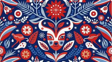 Modern seamless fabric pattern design for chic textile creations vector
