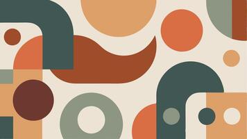 Artistic textile pattern with unique abstract elements for creative applications vector