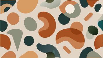 Intricate artistic design with abstract patterns vector
