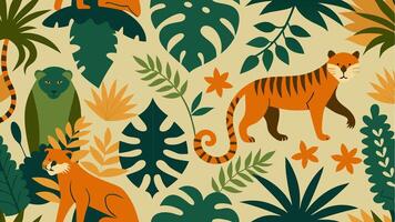 Decorative repeating pattern crafted artistic projects vector