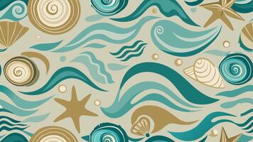Bold colorful abstract pattern with artistic elements vector