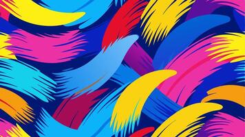 Bold and colorful abstract pattern with artistic elements vector