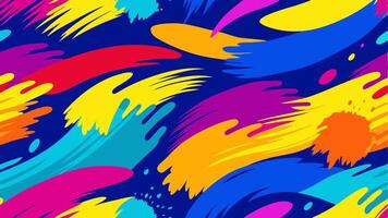 Trendy geometric abstract pattern, ideal for modern textile and decor aesthetics. vector