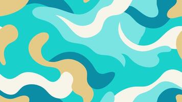 Stylish abstract pattern with intricate shapes textile decor design vector