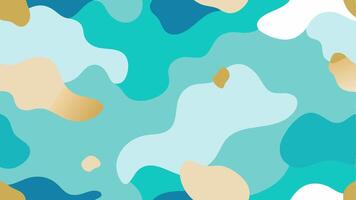 Stylish abstract pattern with intricate shapes ideal for textile vector