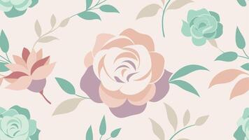 Artistic floral elegance pattern perfect for decorative and design projects. vector