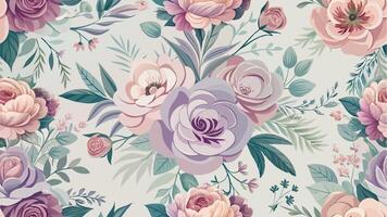 Artistic floral elegance pattern perfect for design projects. vector