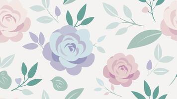 Artistic floral elegance pattern perfect for decorative design project vector