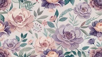 Artistic floral elegance pattern perfect design projects. vector