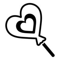 Candy icon concept Happy Valentines Day vector