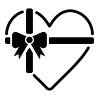 Gift icon concept Happy Valentines Day vector