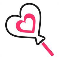 Happy Valentine Candy icon concept vector