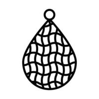 Gillnet Line Icon Design vector