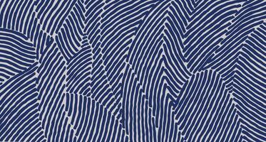 Crafted hand drawn brush line abstract sculpting pattern, Japanese, Ethnic folk inspired wood carving, engraving, basketry surface texture background, simple graphic for textile, carpet, vector