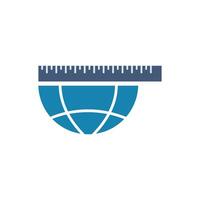 Global measurement with ruler vector