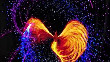 Dynamic Abstract Light Footage Creating Mesmerizing Color Patterns video