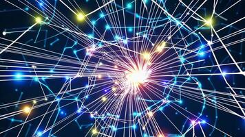 Dynamic Light Patterns Footage Showcasing Colorful Visual Effects video