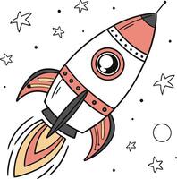 Rocket Launch design vector
