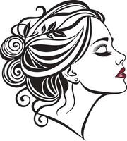 Elegant Woman Silhouette vector