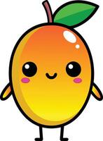 Mango Character design vector