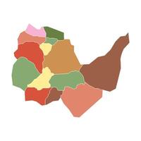 Map of Kabul symbol design vector