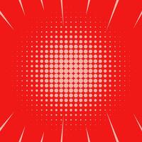 red background with comic style effects and elements vector