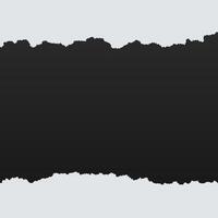 background of torn gray paper above and below and blank middle part vector