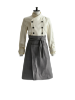 Chefs Jacket and Apron on Display Mannequin png