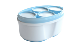 Container with multiple compartments ideal for organizing small items at home or in the office. png