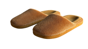 Stylish and Comfortable Slippers Perfect for Relaxation and Home Use on a Clean White Background. png