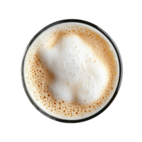 Chilled Foam Coffee Image on transparent background. png