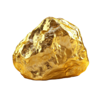 Golden Nugget Natural Texture on transparent background. png