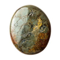 Olivine Fossil Mineral Stone on transparent background. png