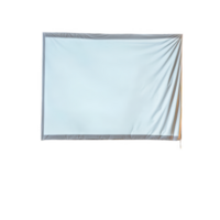 A blank, wrinkled banner ready for customizable design and branding. png