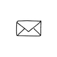 An envelope icon symbolizing communication and digital correspondence. png