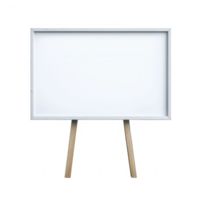 Empty framed board stands ready for creative use in presentations or artwork displays. png