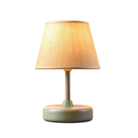 Elegant minimalist table lamp with soft light in 3D png