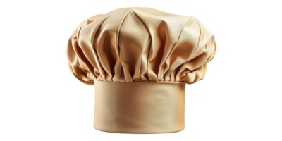 Chef hat front view isolated on transparent background png