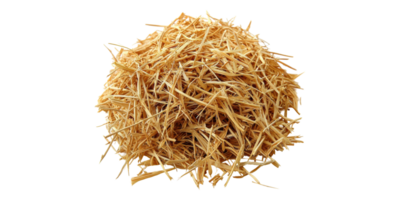Pile of straw isolated on transparent background png