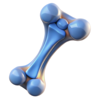 Abstract 3D Render of a Stylized Bone Structure png