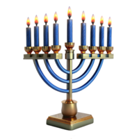 Illuminated Menorah Symbol of Hanukkah png