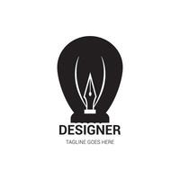 Idea light logo design, Logo design, Light logo design vector