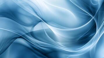 Serene Blue Abstract Waves Creating a Calming and Tranquil Visual Experience photo