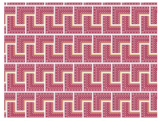 geometric abstract motif print pattern