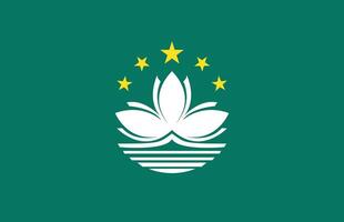 Flag of Macau background. vector