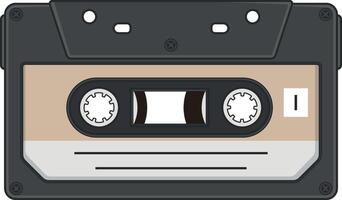 color music cassette without background vector