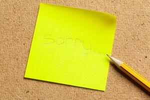 notes on corkboard background photo